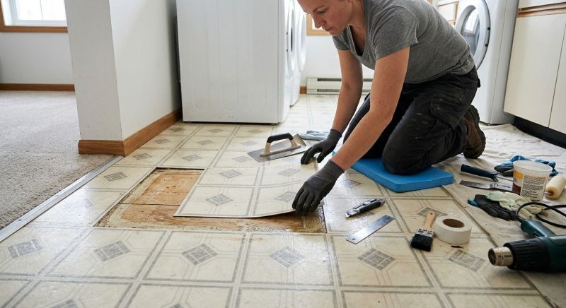 Vinyl Floor Repair