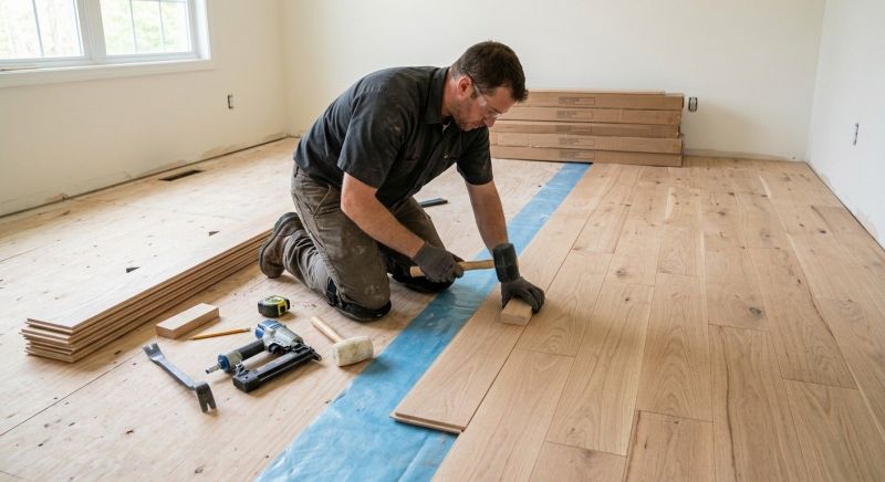 Finished Floor Installation in San Antonio, TX