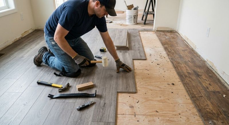 Laminate Floor Installation in Fredericksburg, VA