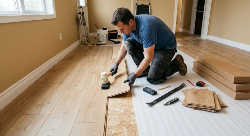 Laminate Floor Remodeling in Warrenton, VA