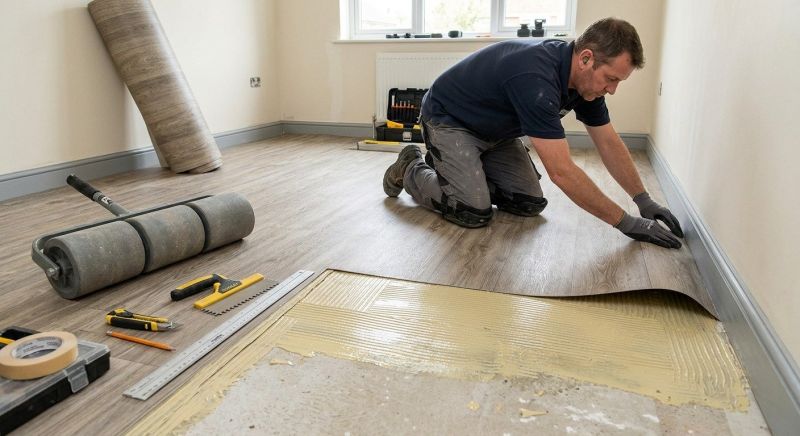 Sheet Flooring Installation in Columbus, OH