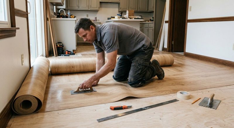Sheet Flooring Installation in Granbury, TX