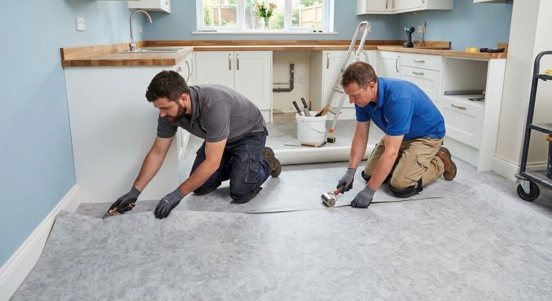 Sheet Linoleum Installation in Mckinney, TX
