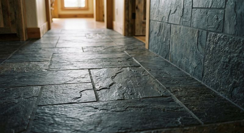 Slate Tile Floor Installation in Longmont, CO